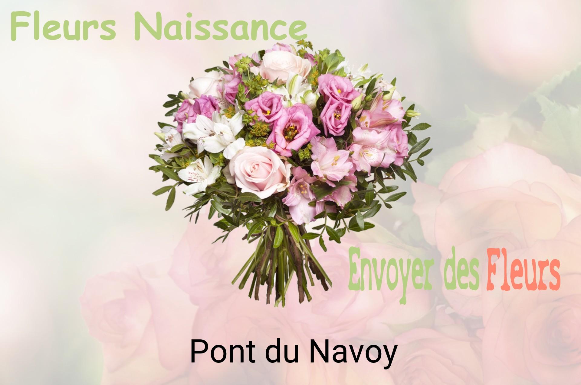 Bouquet de fleurs de naissance livré à Pont-du-Navoy